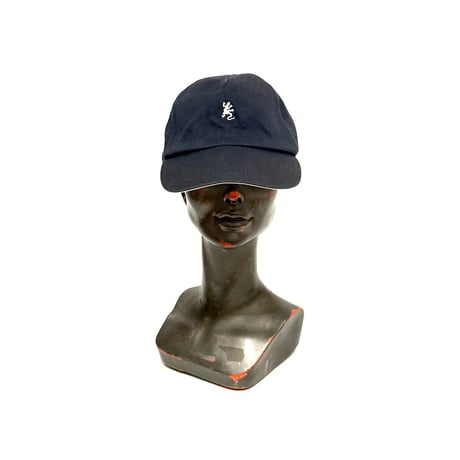 【USED】90's agnès b. PARIS Lizard Embroidery Cotton Cap Made in France