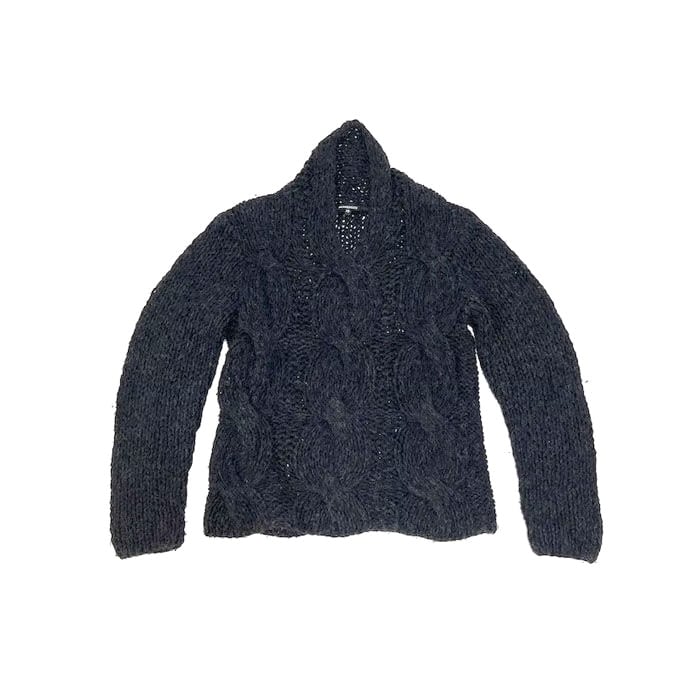 USED】00'S ANN DEMEULEMEESTER WOOL × ALPACA LOW