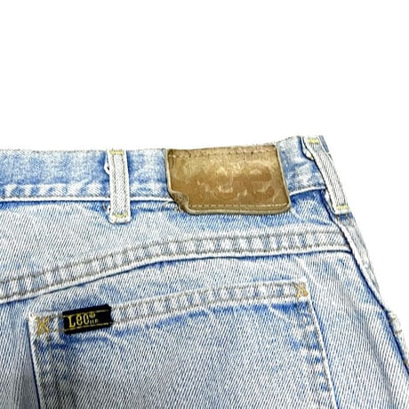 【USED】90'S LEE DAMAGED DENIM PANTS