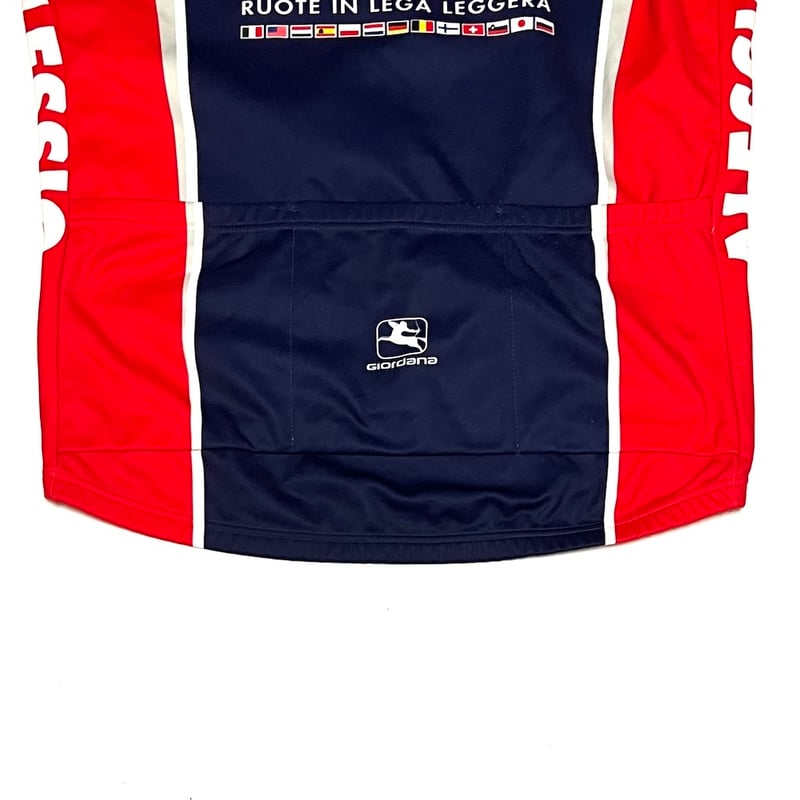USED】00s GIORDANA × DE ROSA L/S CYCLING JERSEY