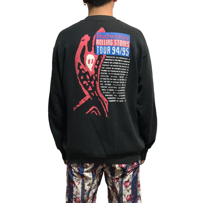 90s THE ROLLING STONES ローリングストーンズ スウェット USED】90'S THE ROLLING STONES VOODOO LOUNGE TO