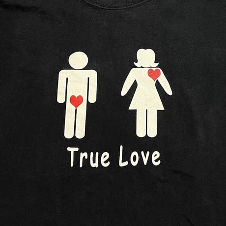 【USED】90'S-00'S TRUE LOVE T-SHIRT