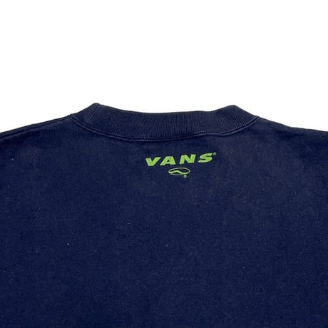 【USED】00'S VANS REFLECTOR PRINT SWEATSHIRT