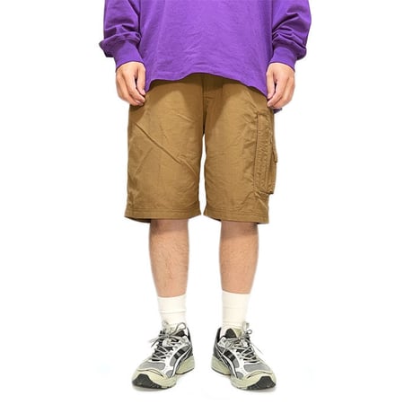 【USED】00'S STUSSY UTILITY POCKET NYLON SHORTS