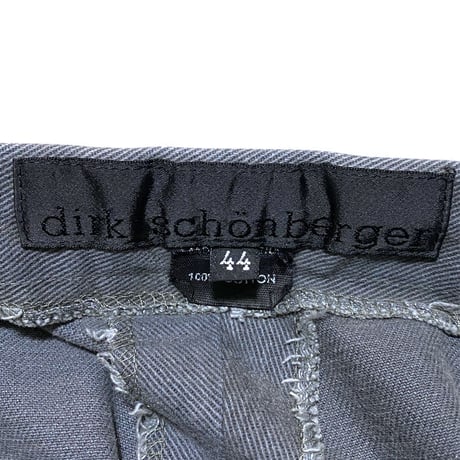【USED】00'S DIRK SCHONBERGER CUT OFF DENIM JEANS