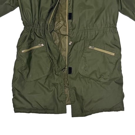 【USED】90's-00's FENDI JEANS Padded Field Coat in Military Green
