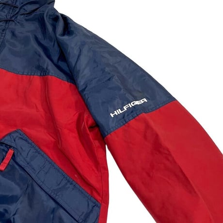 【USED】90'S-00'S TOMMY HILFIGER COTTON NYLON JACKET