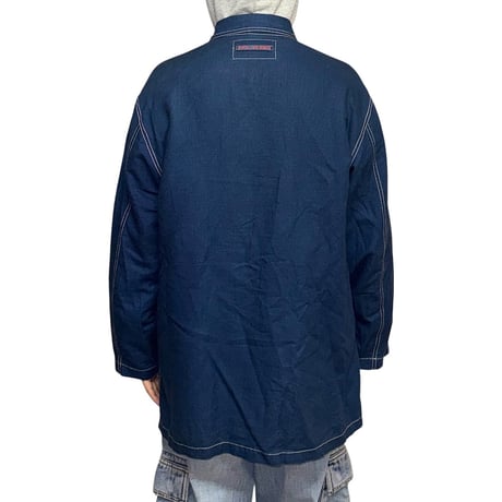 【USED】90's JPG JEAN’S by GAULTIER Linen Work Jacket with Detachable Pocket