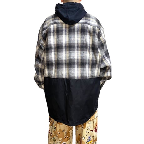 【USED】90'S HAZ-MAT SWITCHING SHIRT JACKET