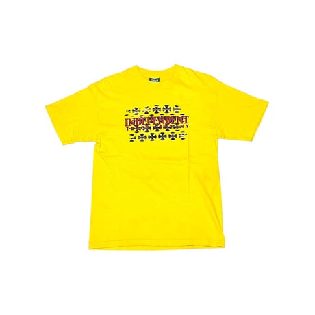 【USED】90'S INDEPENDENT TRUCK COMPANY T-SHIRT YELLOW