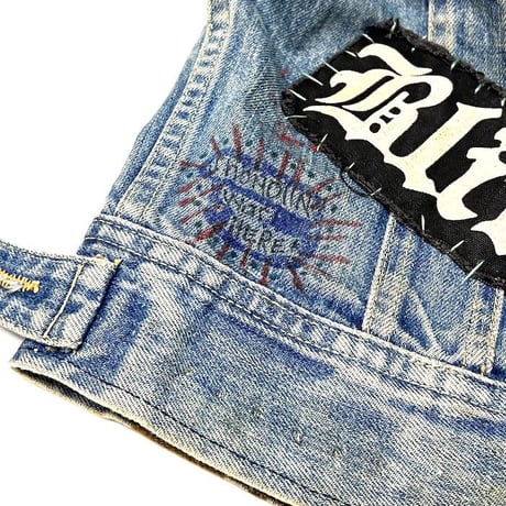 【USED】80'S-90'S CUSTUM PUNK LEE DENIM VEST