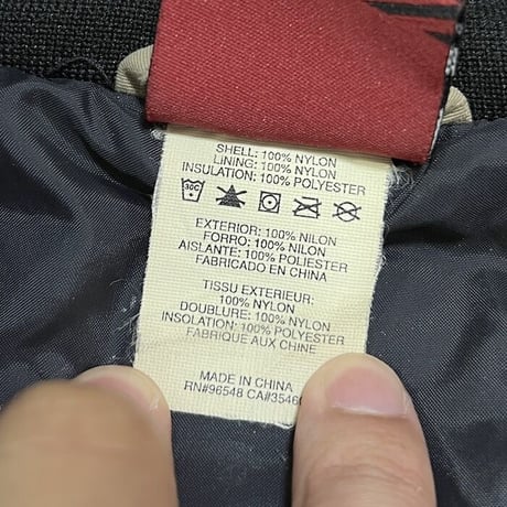 【USED】00'S OAKLEY TACTICAL FIELD GEAR BLADE CUT BOMBER JACKET