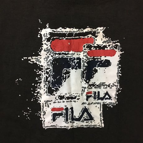 【USED】90'S FILA LOGO GRAPHIC T-SHIRT