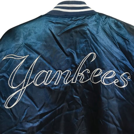 【USED】80'S-90'S NEW YORK YANKEES NYLON VIRSITY JACKET