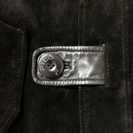 【USED】90'S FILA SUEDE×CORDUROY COAT