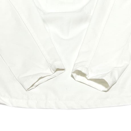 【USED】80'S FRENCH NAVY SAILOR UNIFORM SHIRT WHITE