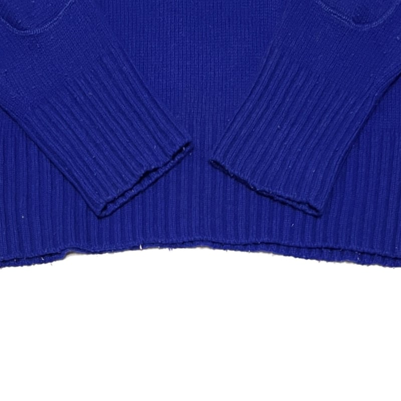 トップス 00s abahouse blue damage knit sweater 00s abahouse blue damage knit sweater