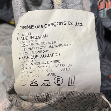 【USED】COMME DES GARÇONS HOMME PLUS NINPUU SENTAI HURRICANEGER S/S SHIRT