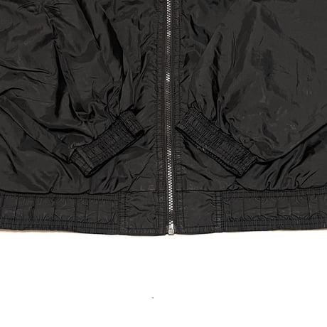 【USED】90'S adidas NYLON TRACK JACKET BLACK × BLUE LINE
