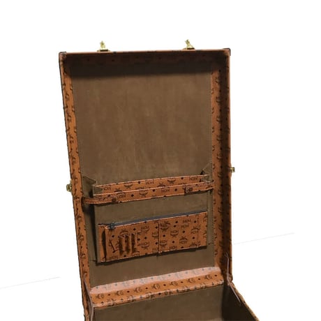 【USED】80'S MCM MONOGRAM TRUNK CASE