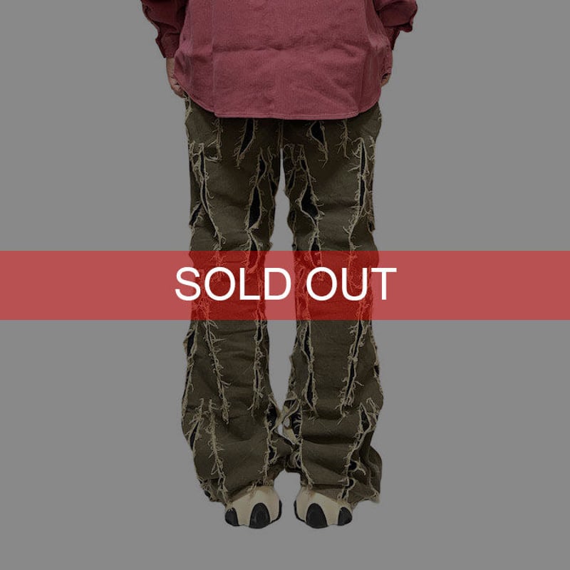 USED】00'S GRIFFIN BLADECUT SLASH PANTS | KONBINI