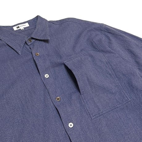 【USED】90's Issey Miyake "im product" Sashiko-Style Textured Shirt