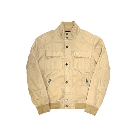 【USED】00'S TOMMY HILFIGER COTTON MOTORCYCLE JACKET