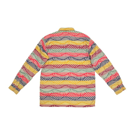 【USED】90's-00's MISSONI Italia Mediterranean Mosaic Pattern Shirt