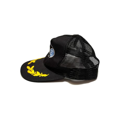 【USED】90's BOOTLEG STUSSY LAUREL EMBROIDERED MESH CAP