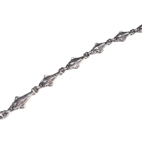 【USED】Vintage SILVER DOLPHIN BRACELET