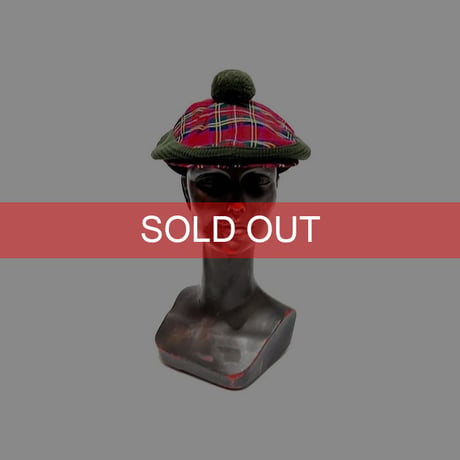 【USED】70's Universal HELANCA FLAT CAP
