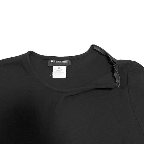 【USED】90'S-00'S ANN DEMEULEMEESTER BLACK DRESS