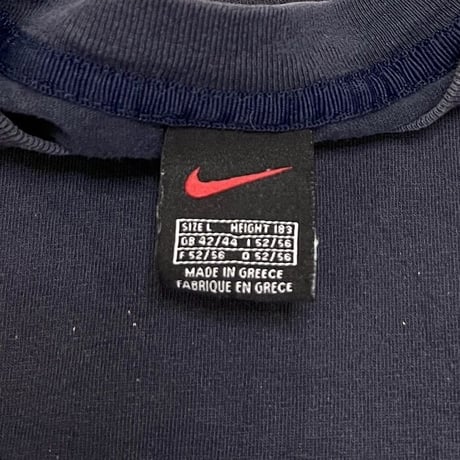 【USED】90'S-00'S NIKE EMBROIDERY LOGO T-SHIRT MADE IN GREECE