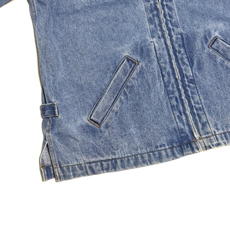 【USED】90's L.A. BLUES Denim Hooded Jacket