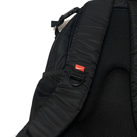 【USED】00's NIKE BACKPACK BLACK with RED SWOOSH