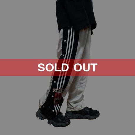 【USED】90'S ADIDAS SNAP TRACK PANTS