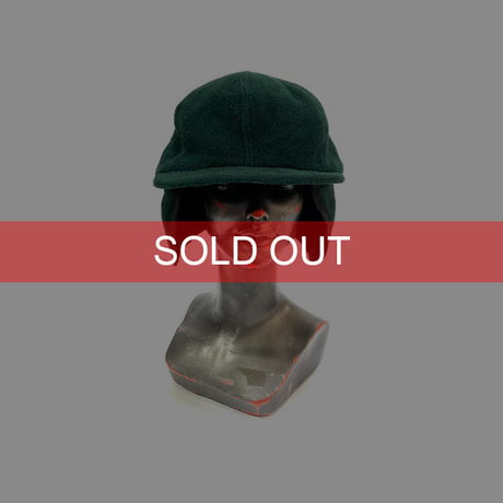 【USED】90'S FLEECE EARFLAP CAP MADE IN U.S.A.