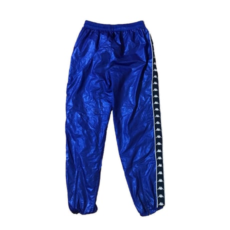 【USED】90'S KAPPA TRACK PANTS METALIC BLUE
