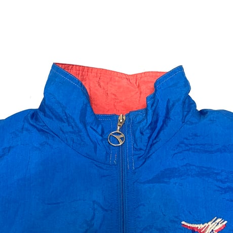【USED】80's diadora OLD NYLON TRACK JACKET BLUE × PURPLE
