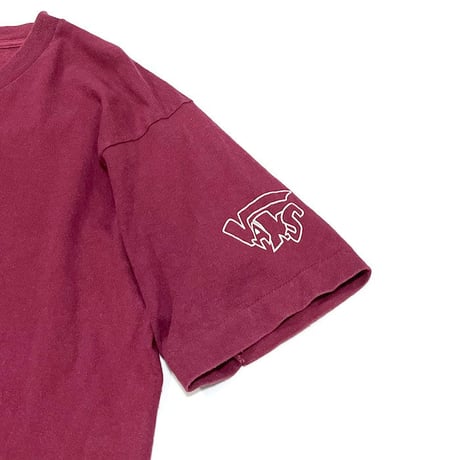 【USED】90'S VANS BACK PRINT T-SHIRT