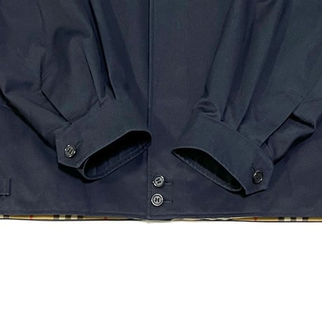 【USED】90'S BURBERRYS HARRINGTON JACKET NAVY