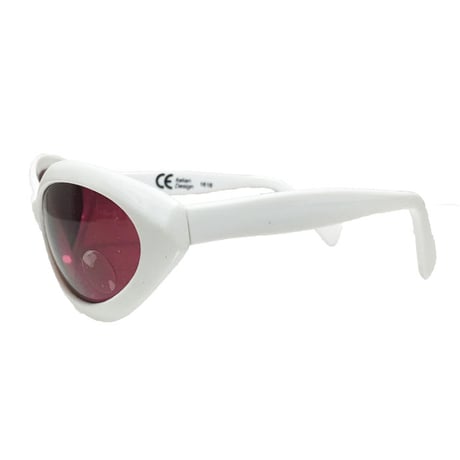【DEAD STOCK】90'S ITALIAN DESIGN CYBER GLASSES