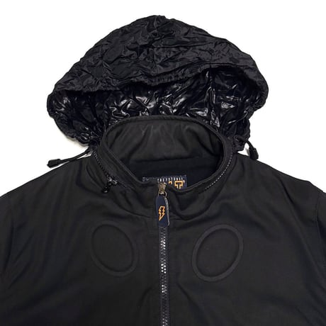 【USED】90's W.&L.T. Astro Biker Tech Jacket Black