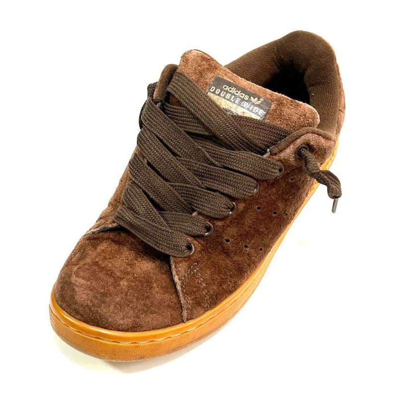 USED】ADIDAS 2003 STAN SMITH DOUBLE WIDE BROWN