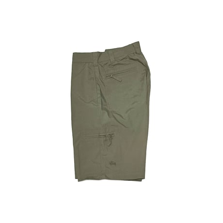 【USED】90's-00's STUSSY RIPSTOP NYLON 6-POCKET SHORTS KHAKI
