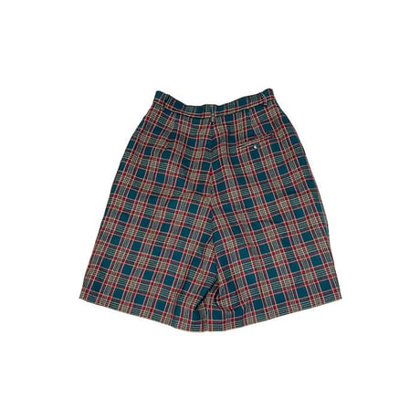 【USED】80'S CHARTER CLUB CLASSIC PLAID WOOL SHORTS