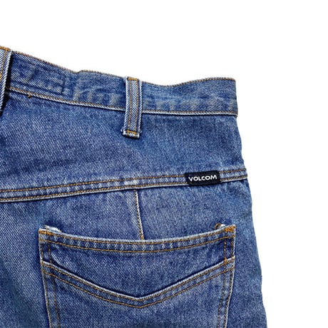 【USED】90'S  VOLCOM DENIM SHORTS MADE IN U.S.A.