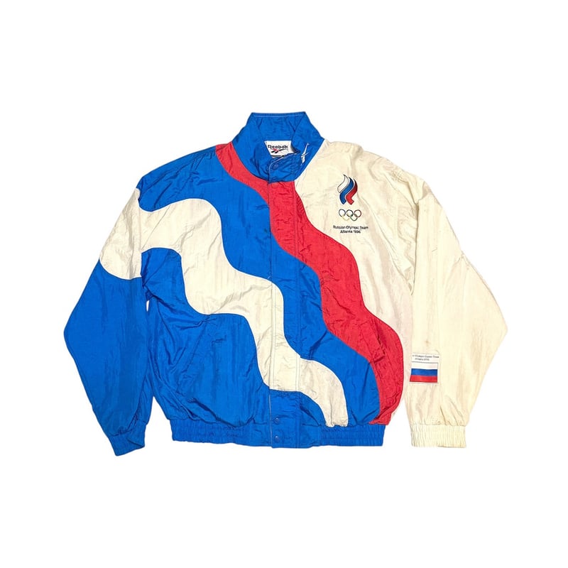 すんみ様 90s BANANA REPUBRIC40sスポーツスタイルジャケット USED】90's Reebok × Russian Olympic Team 