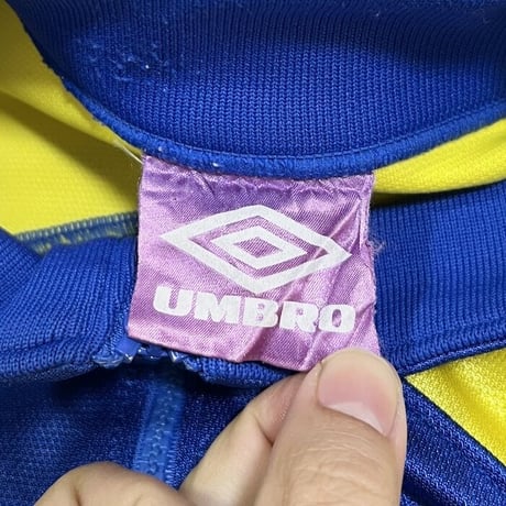 【USED】90'S UMBRO HALF ZIP TRACK PULLOVER JACKET