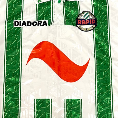 【USED】90's diadora SK RAPID WIEN 1994-1995 SOCCER JERSEY